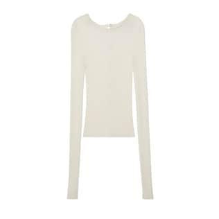Extra Fine Wool Crewneck Top