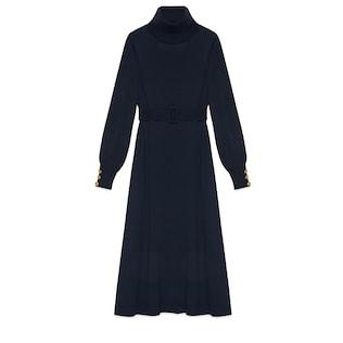 Fine Viscose Wool Dress