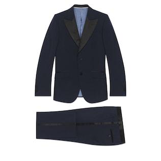 Fitted Mohair Wool Tuxedo