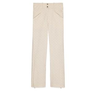 Gg Cotton Canvas Pant