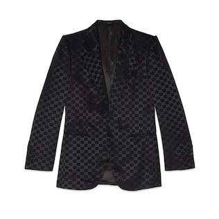 Gg Cotton Viscose Formal Jacket