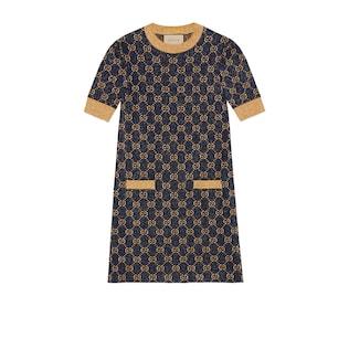 Gg Lamé Jacquard Dress