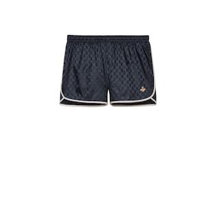 Gg Nylon Swim Short With Bee