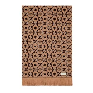 Gg Pattern Throw Blanket