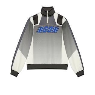 Gg Print Neoprene Sweatshirt