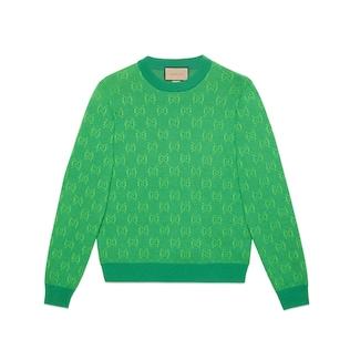 Gg Wool Jacquard Sweater