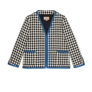 Gingham Tweed Jacket