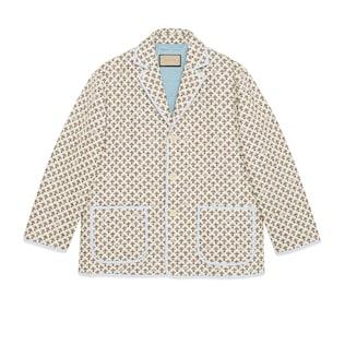 Gucci Liberty Print Linen Jacket