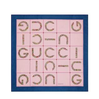 Gucci Print Silk Twill Carré