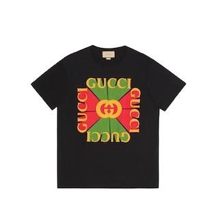 Gucci Vintage Logo Print T-Shirt