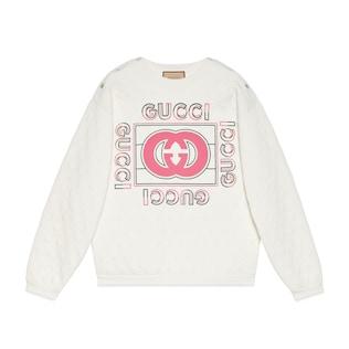 Gucci Vintage Logo Quilted Sweatshirt