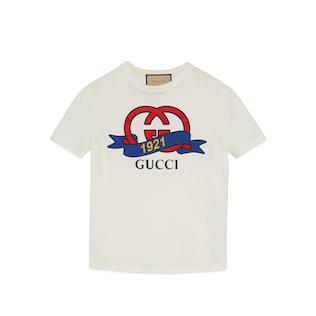 Interlocking G 1921 Gucci Cotton T-Shirt