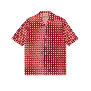 Interlocking G Print Cloth Shirt