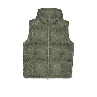 Jumbo Gg Canvas Down Vest