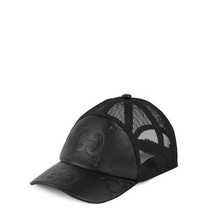 Jumbo Gg Leather Baseball Hat