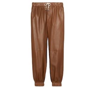 Leather Jogging Pant