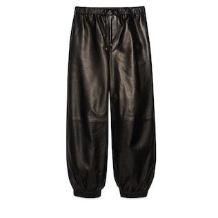 Leather Pant With Gucci Label
