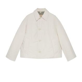 Nylon Jacket With Interlocking G