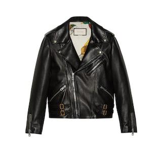 Plongé Leather Biker Jacket