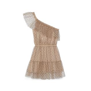 Polka Dot Sleeveless Tulle Dress