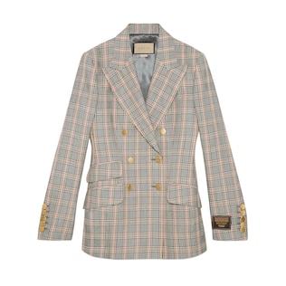 Prince of Wales Wool Hemp Jacket