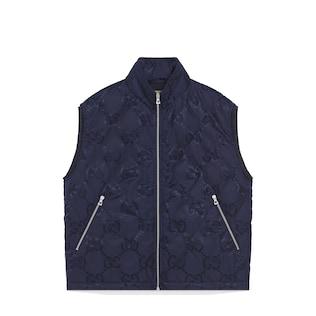 Quilted Gg Jumbo Vest