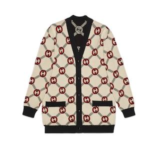 Reversible Interlocking G Wool Cardigan