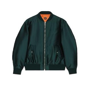 Reversible Quilted Satin Jacket