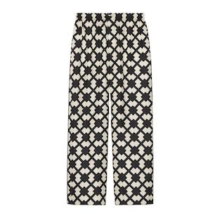 Rhombus Tile Silk Pant