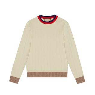 Rib Wool Knit Sweater