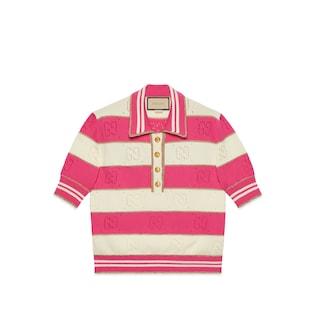 Striped Gg Cotton Sweater