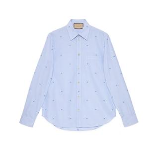 Striped Cotton Poplin Shirt