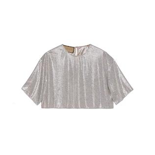 Voile Lamé Top