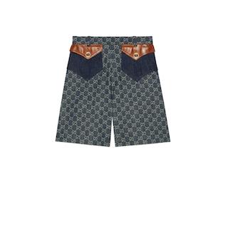 Washed Organic Denim Shorts