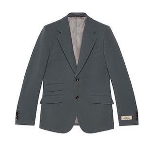 Wool Gabardine Formal Jacket