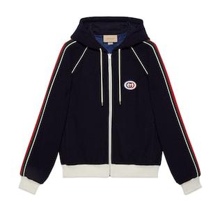 Wool Jersey Jacket With Web