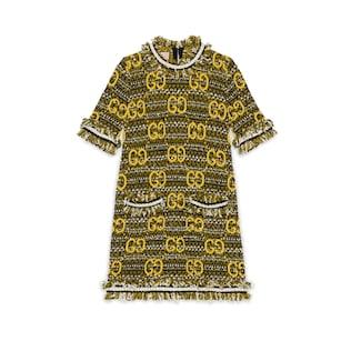 Wool Mohair Gg Dress