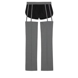 Wool Polyester Cut-Out Pant