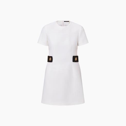 Anchor Button Martingale Dress