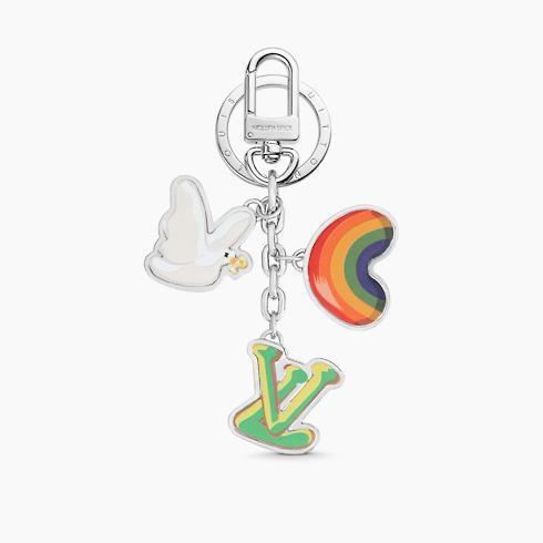 Lv Good Vibes Bag Charm and Key Holder