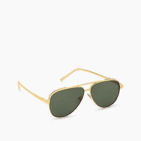 Lv Rise Metal Pilot Sunglasses