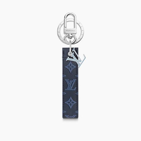 Lv Shadow Dragonne Key Holder and Bag Charm