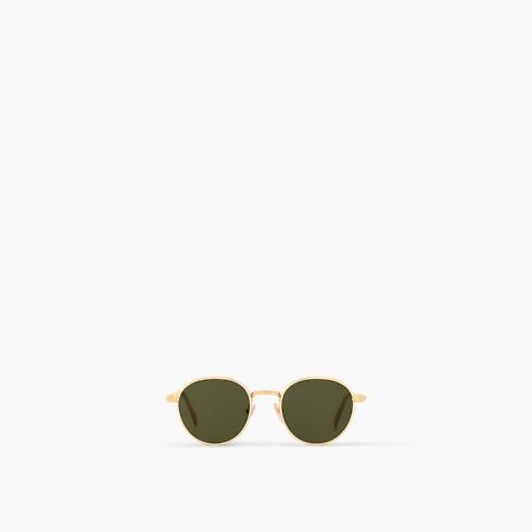 Lv Signature Metal Round Sunglasses