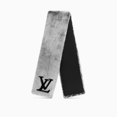 Lv Ski Fur Scarf