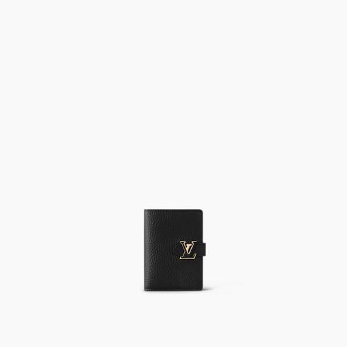 Lv Vertical Compact Wallet
