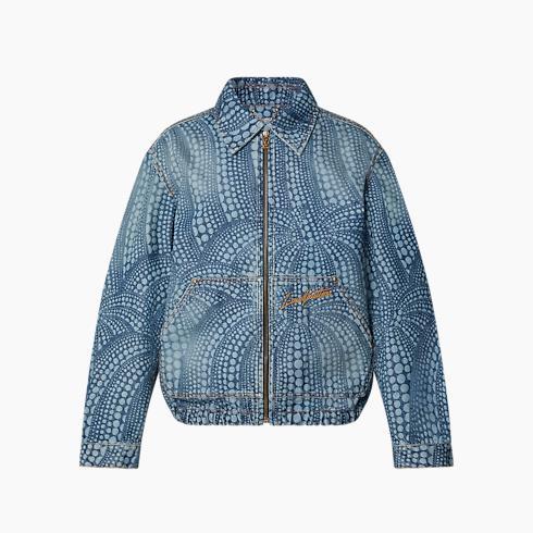Lv X Yk All Over Pumpkin Denim Blouson