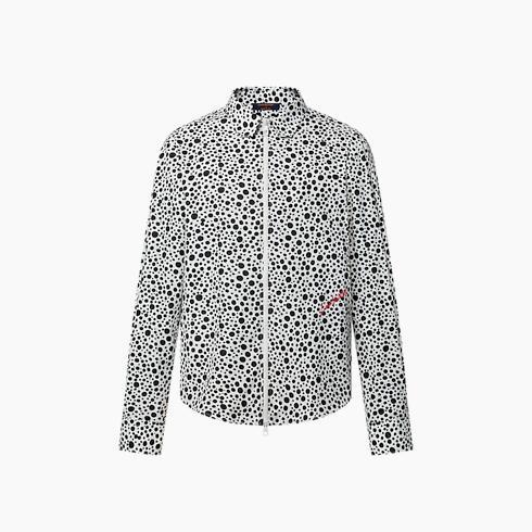 Lv X Yk Infinity Dots Printed Zipped Shirt