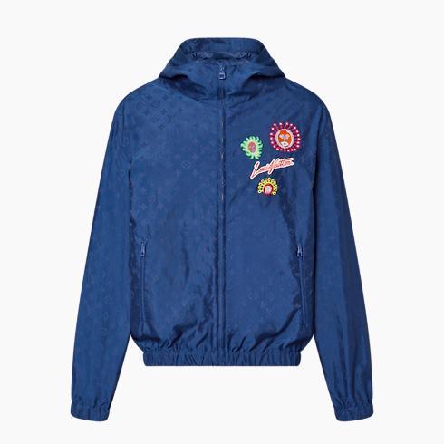 Lv X Yk Monogram Faces Windbreaker