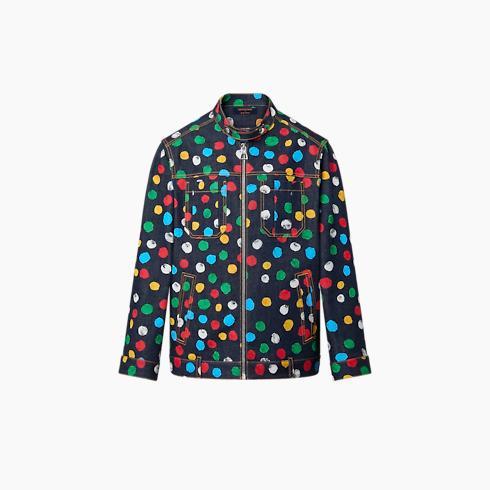 Lv X Yk Painted Dots Denim Jacket