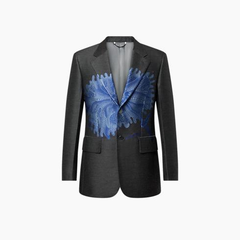 Lv X Yk Psychedelic Flower Tailored Jacket